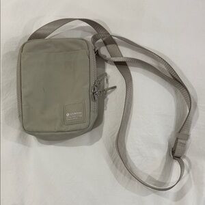 Lululemon Gray/Beige Crossbody bag